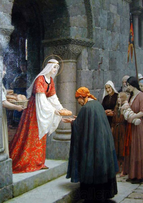 Edmund Blair Leighton The Charity of St Elizabeth of Hungary Spain oil painting art
